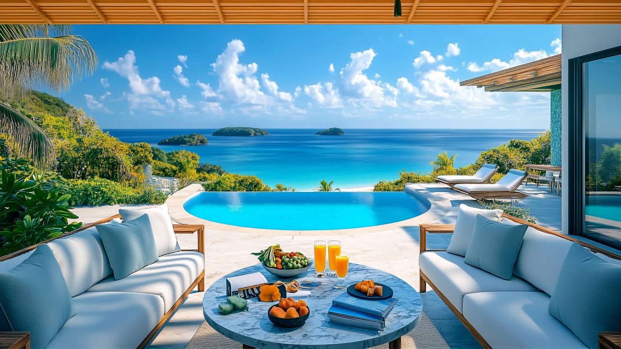 Coastal Balcony Jazz in the Morning ☕ Chill Bossa Nova Playlist to Calm & Unwind