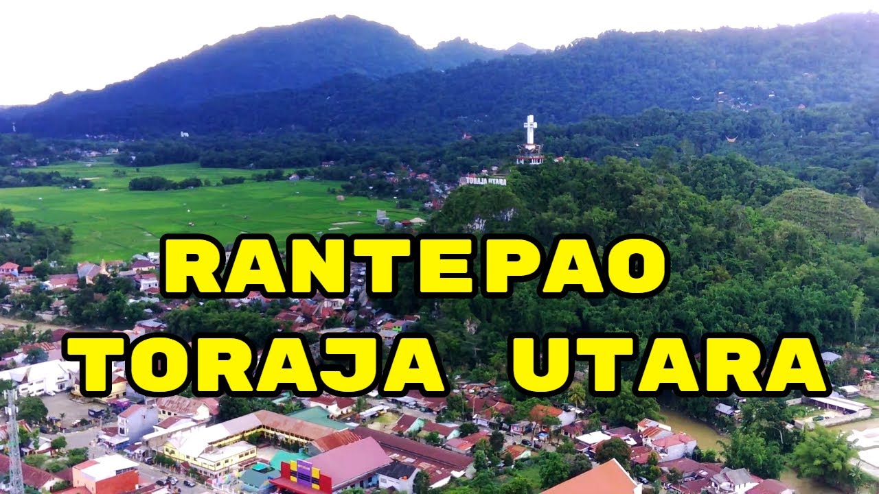 Kota Rantepao Toraja Utara #drone #aerial #travel