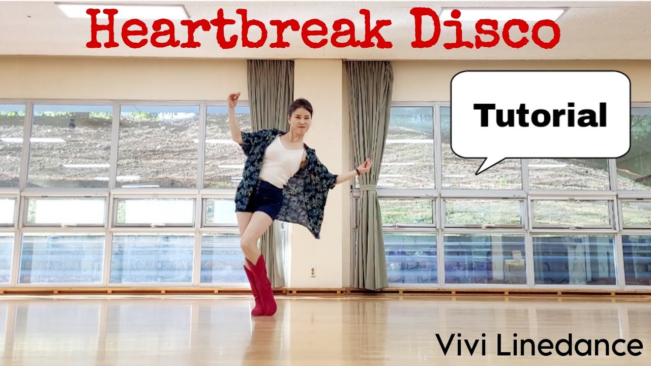 [중급] Heartbreak Disco - Line Dance | 스텝설명 | 하트브레이크 디스코 | Intermediate | 비비라인댄스
