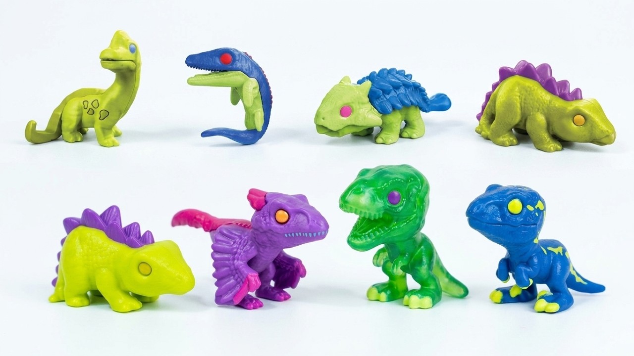 COMPLETEI A COLEÇÃO KINDER JOY JURASSIC WORLD FUNKO POP!!!