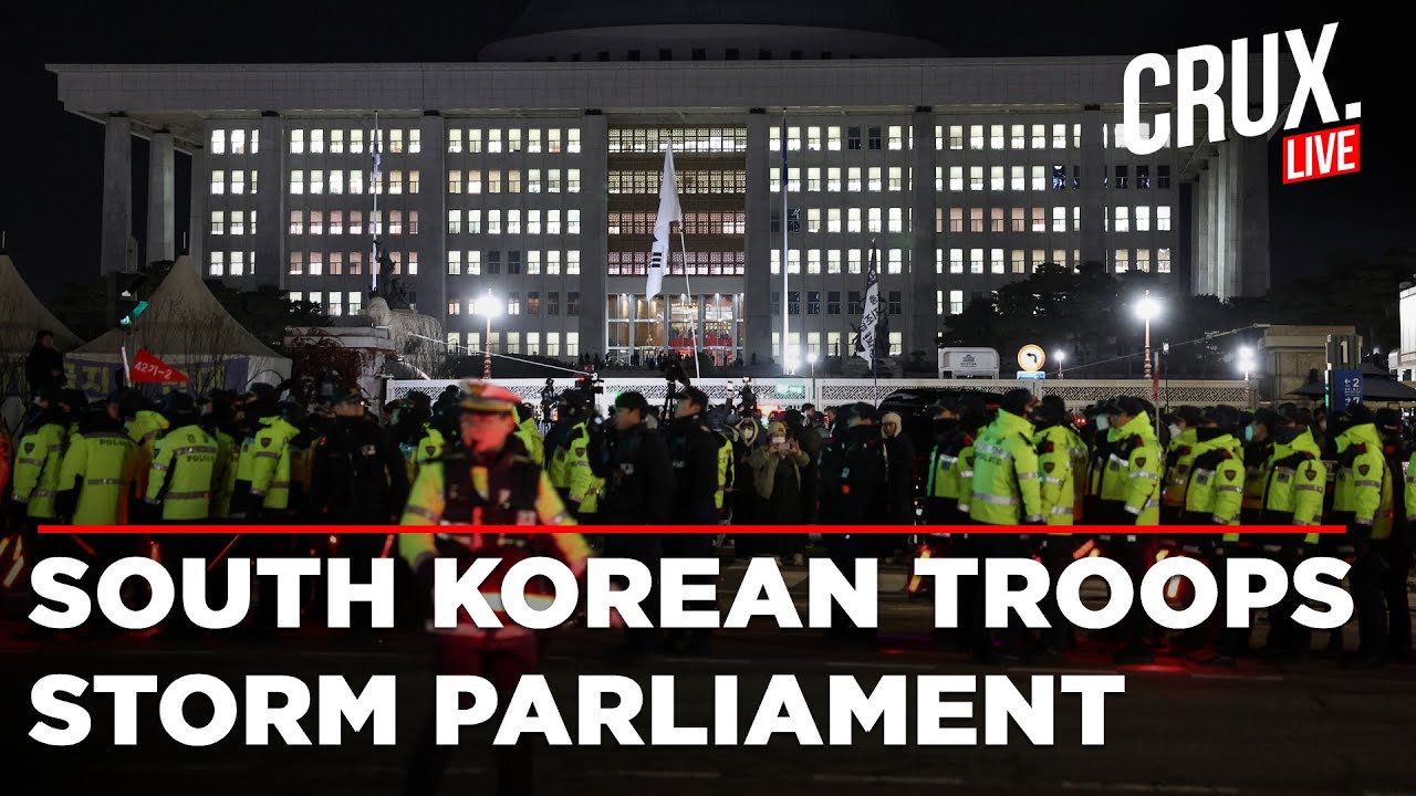 South Korea Martial Law Live News | Soldiers And Tanks On Streets Of Seoul After Martial Law Order