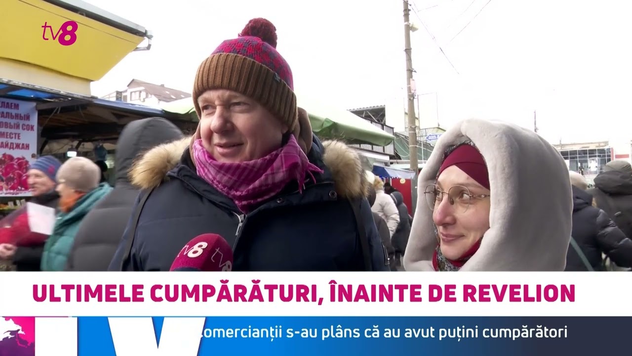 Ultimele cumpărături de Revelion animă Piața Centrală