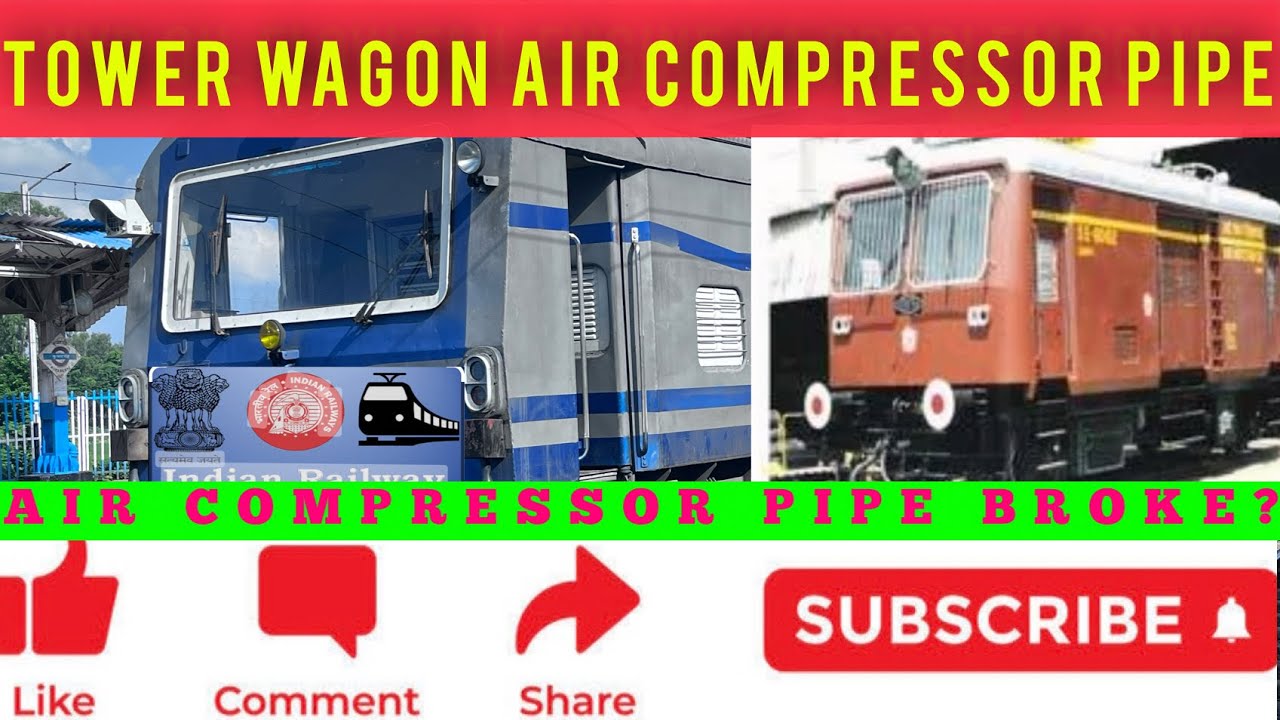 Tower wagon Air compressor Pipe || tower wagon compressor pipe || compressor pipe tower wagon🚟