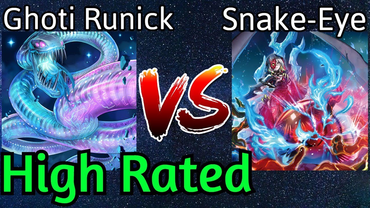 Ghoti Runick Vs Snake-Eye Striker High Rated DB Yu-Gi-Oh!