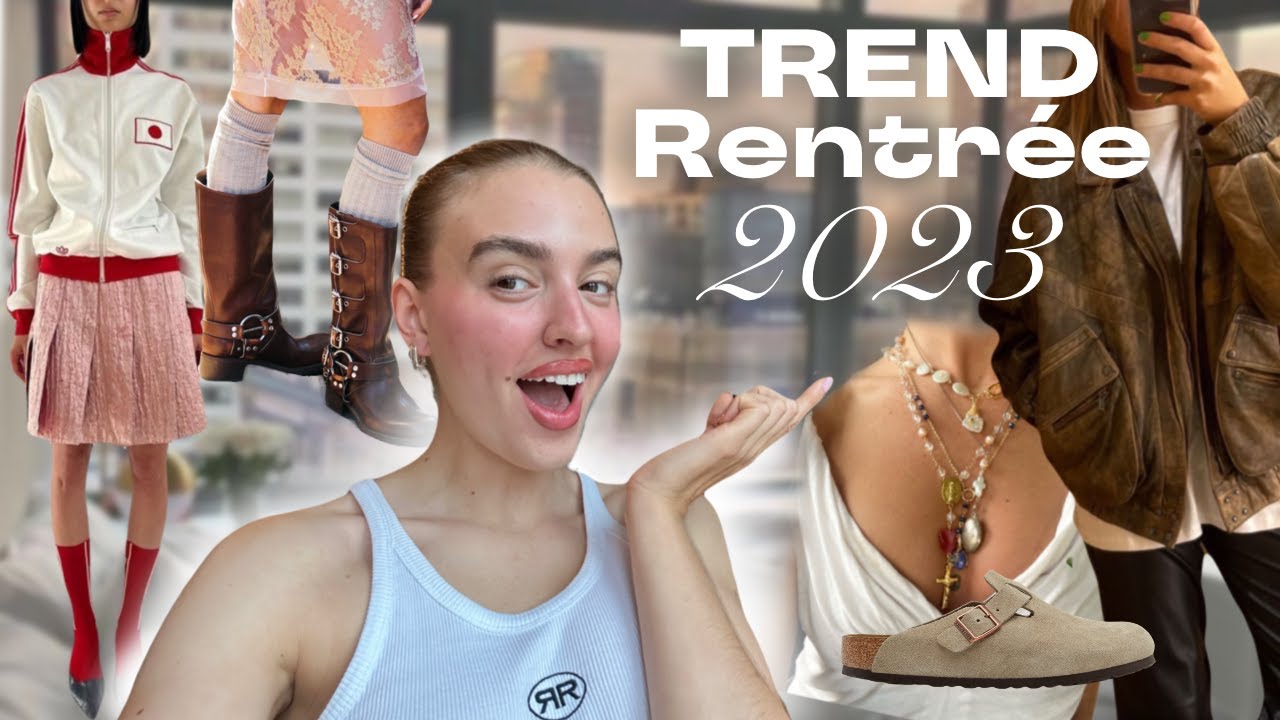 Les tendances de la rentrée 2023 vues par Rosa ;)