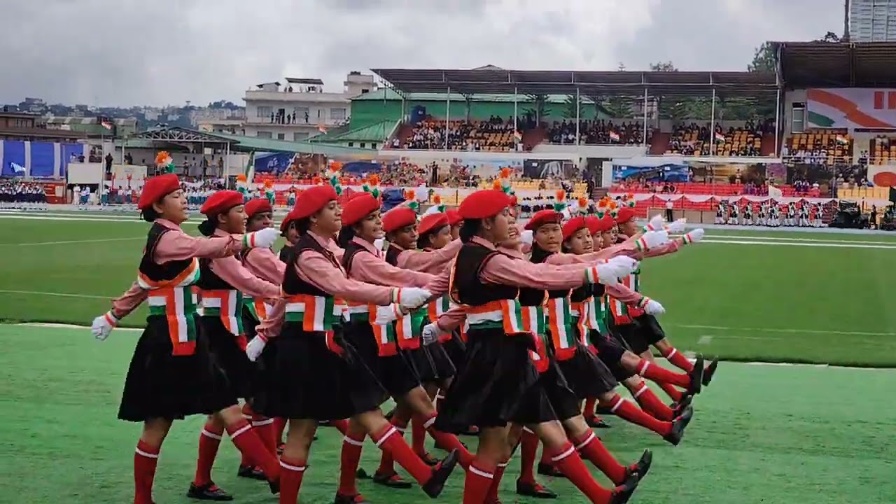 Impressive March Past on the occasion of Independence Day in Shillong on Aug 15 ,2025