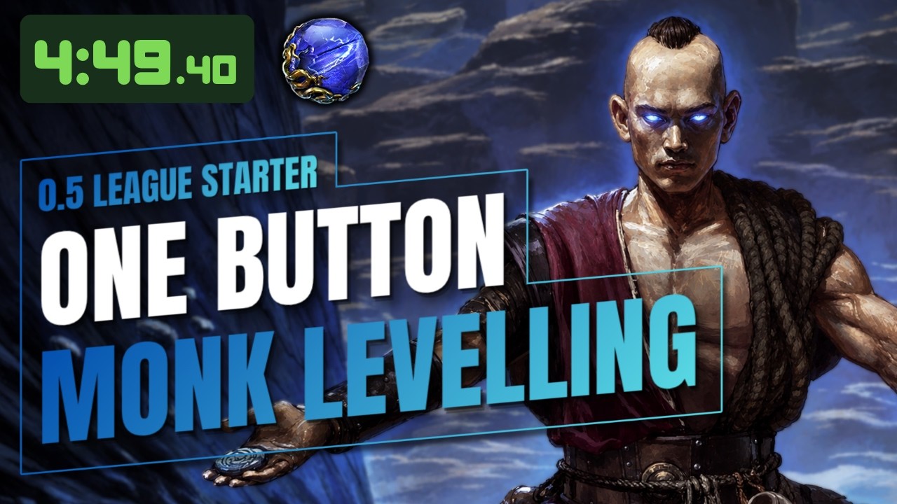 4:49 Monk No Ascendancy Test Run | 1 Button Storm Wave Comfy AF Campaign Run