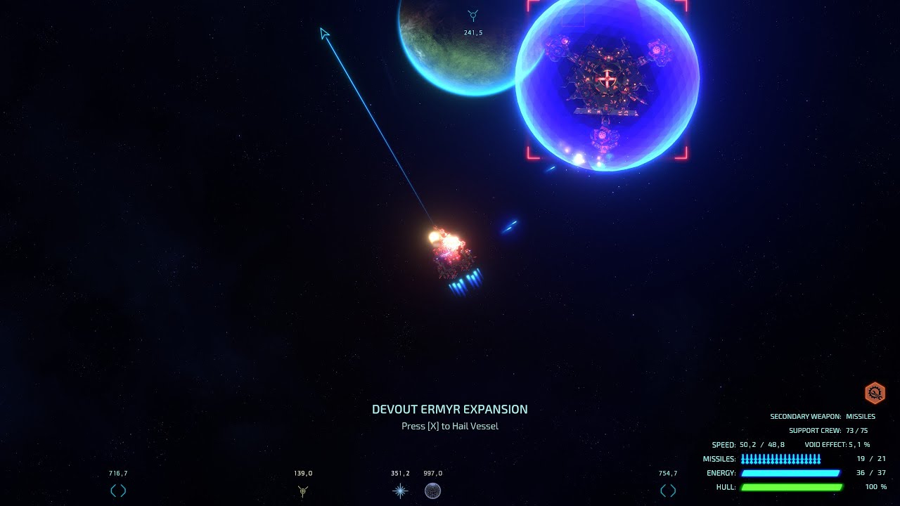 Starcom Unknown Space - Hydra II Missile Destroyer (Explorer Bridge)
