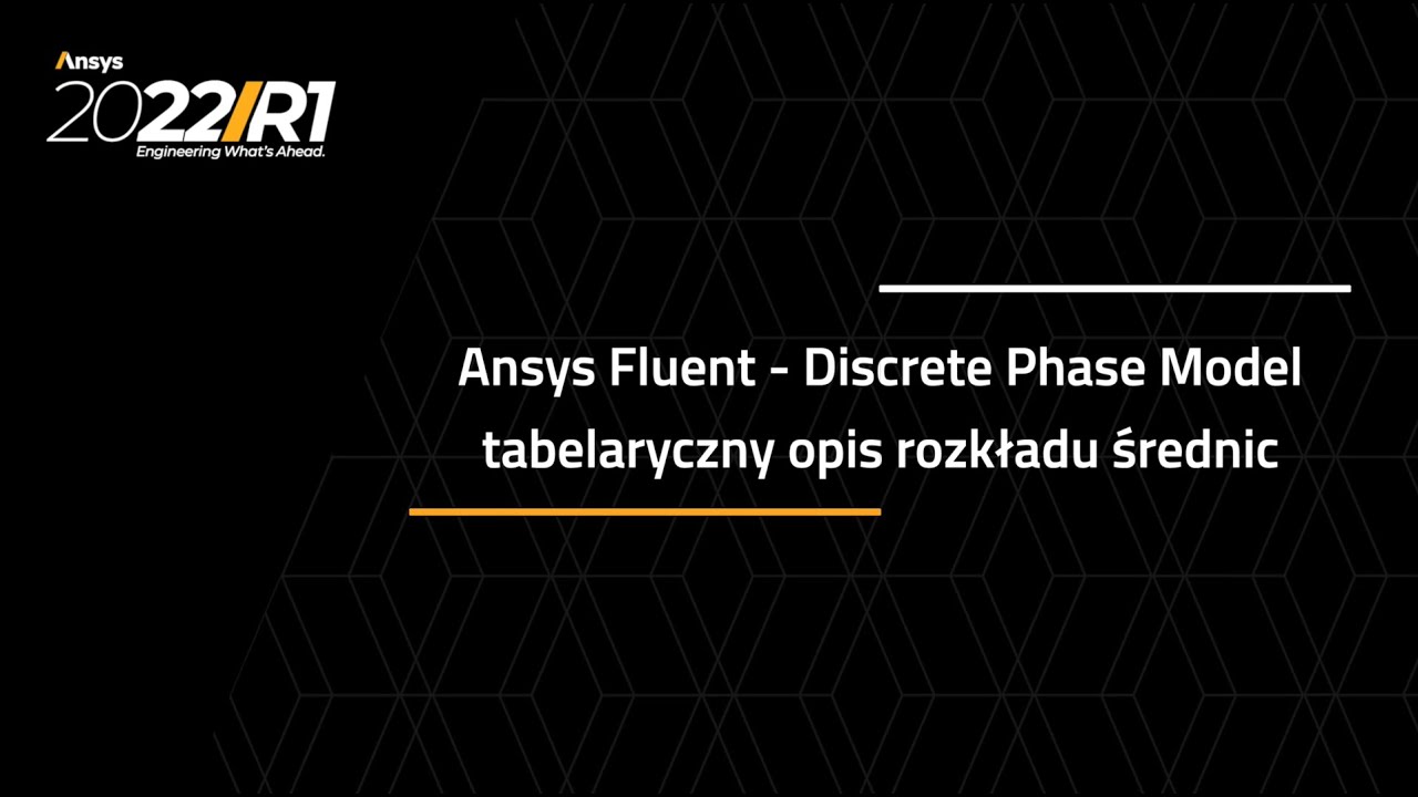 Ansys Fluent - Discrete Phase Model - jak definiować tabelaryczny opis rozkładu średnic 2022R1