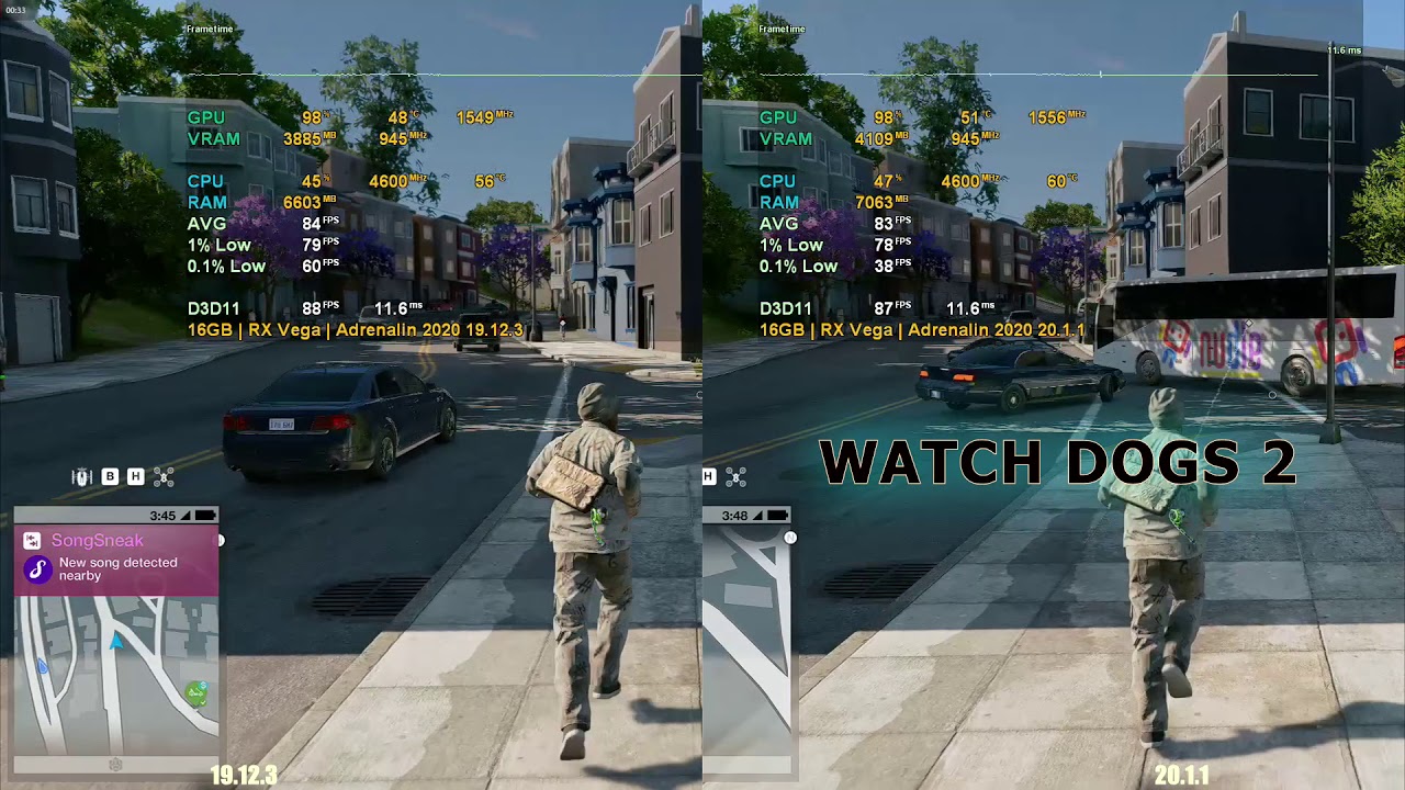 AMD Radeon 20.1.1 latest driver vs 19.12.3