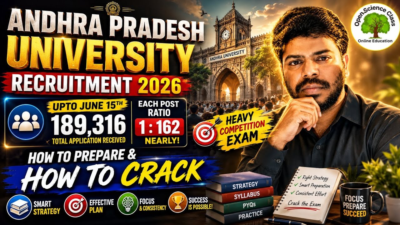 AP University Recruitment 2026 | High level Competition | Boost Your Preparation Now | OSC