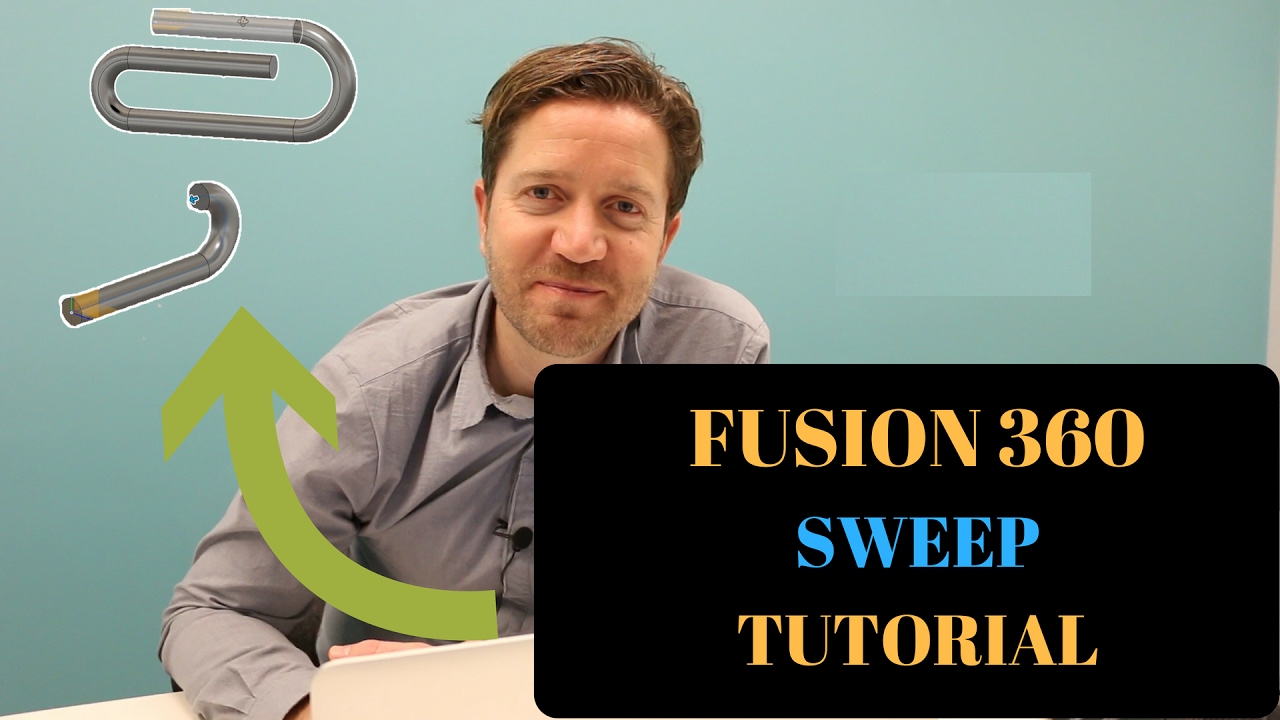 Sweep в Fusion 360 (руководство по созданию изогнутых фигур) дизайн продукта