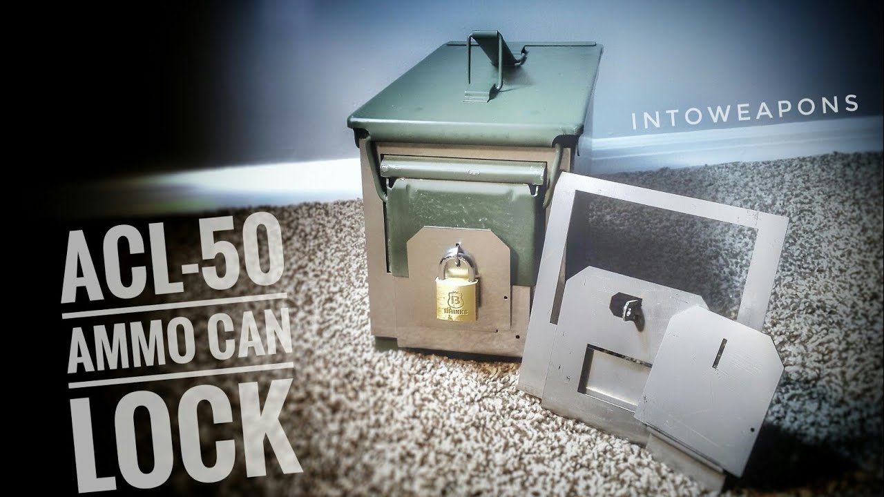 ACL-50 .50 Ammo Can Lock System:  Design Preview
