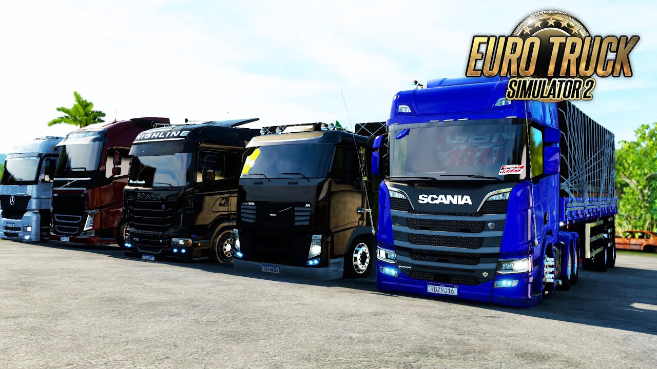 Pegamos um atalho cheio de lama e muito desafio carregados de maracujá | Euro Truck Simulator 2