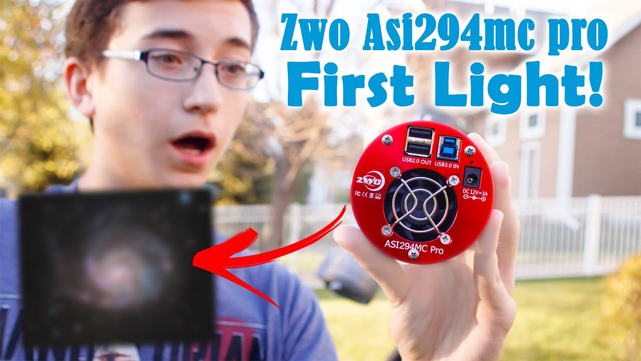 New Camera! First light with my Zwo Asi294MC Pro!