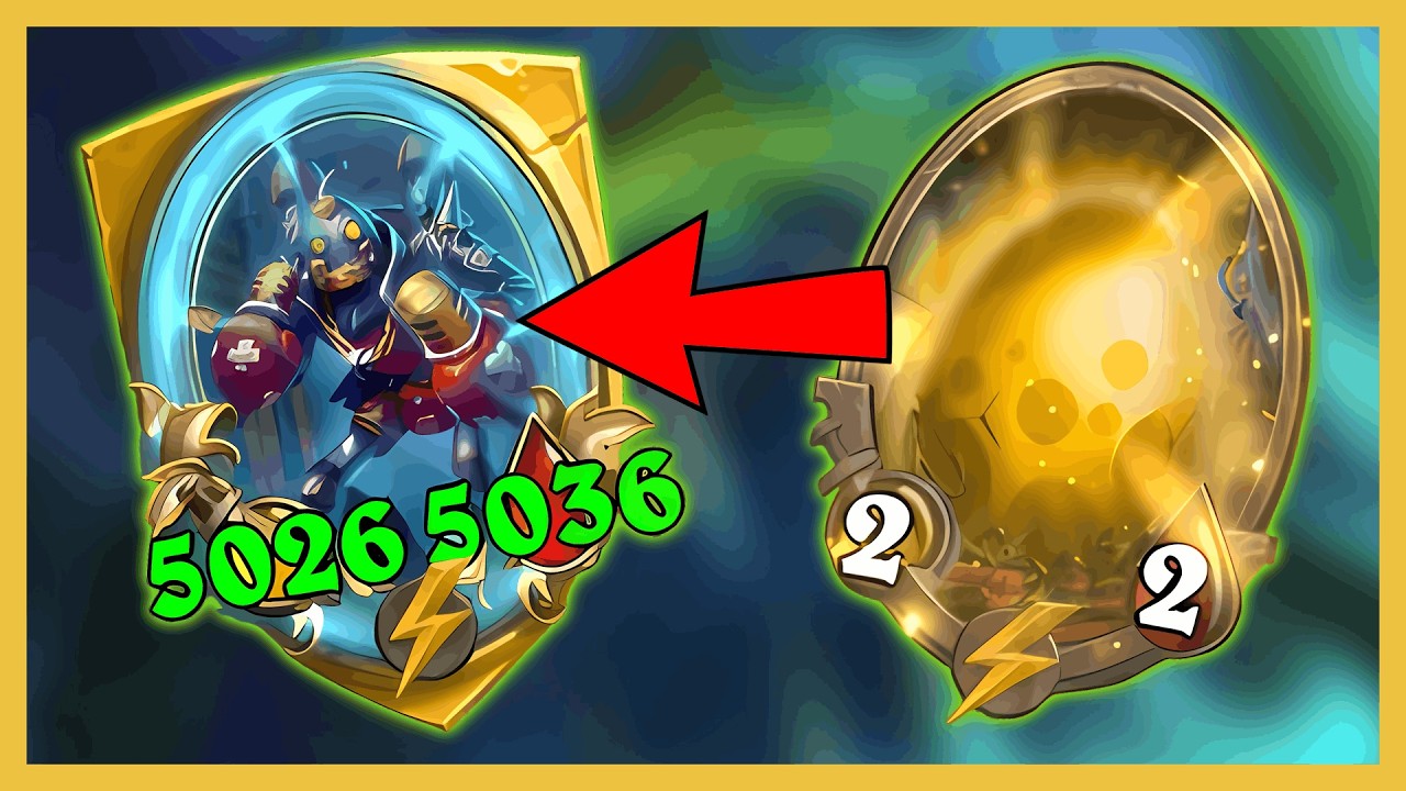 GOLDEN Beatboxer FROM Timewarped Lucky Egg! | Hearthstone Battlegrounds