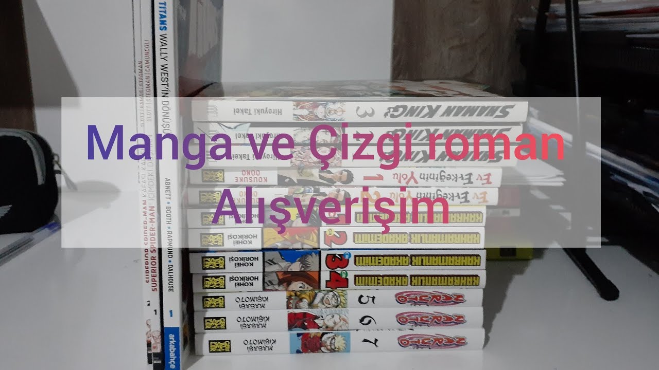 Manga ve Çizgi roman alışverişim .