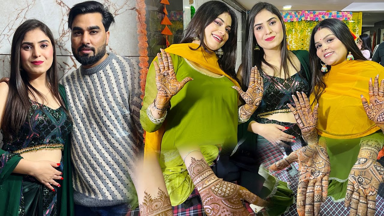 Shagun ki mehndi lag gyi 🤗 || Komal thakral official