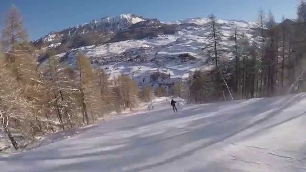 Red ski runs- Risoul 1850/Vars