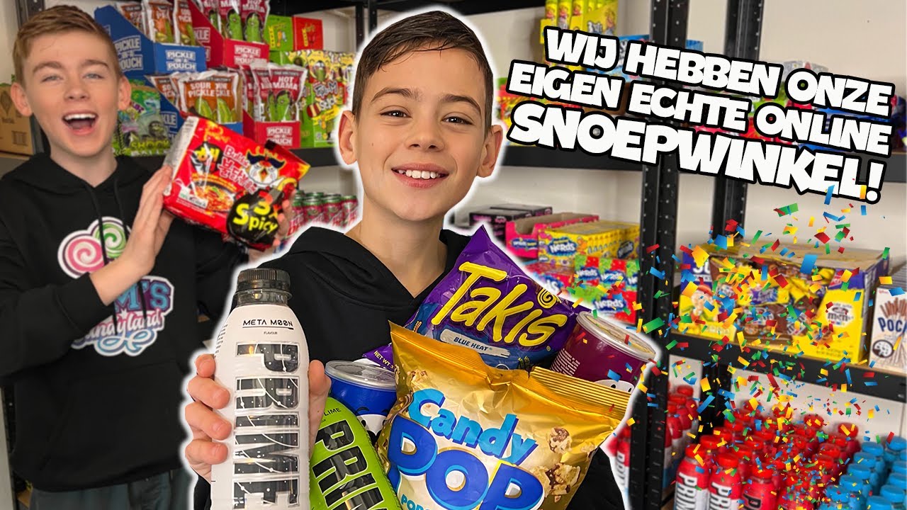 WE HEBBEN ONZE EIGEN ECHTE ONLINE SNOEPWINKEL !! - De Bakkertjes #864