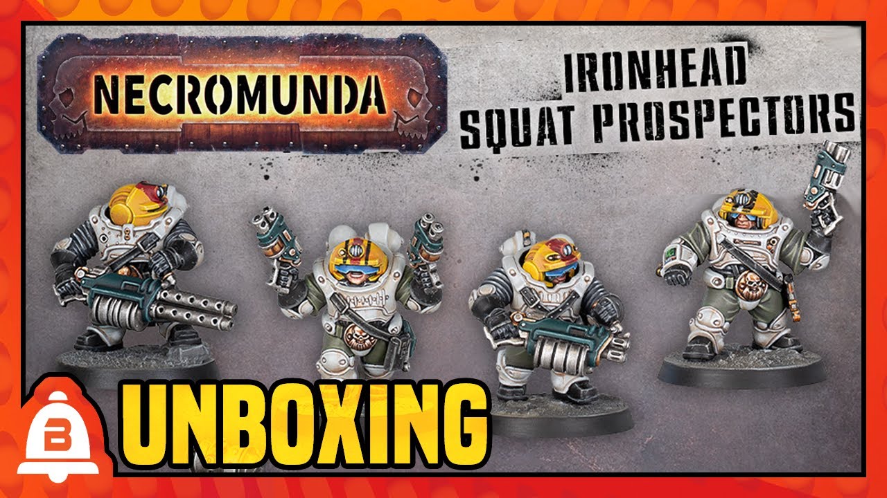 Squats Are In Necromunda! || Ironhead Squat Prospectors Unboxing & Mini Spotlight