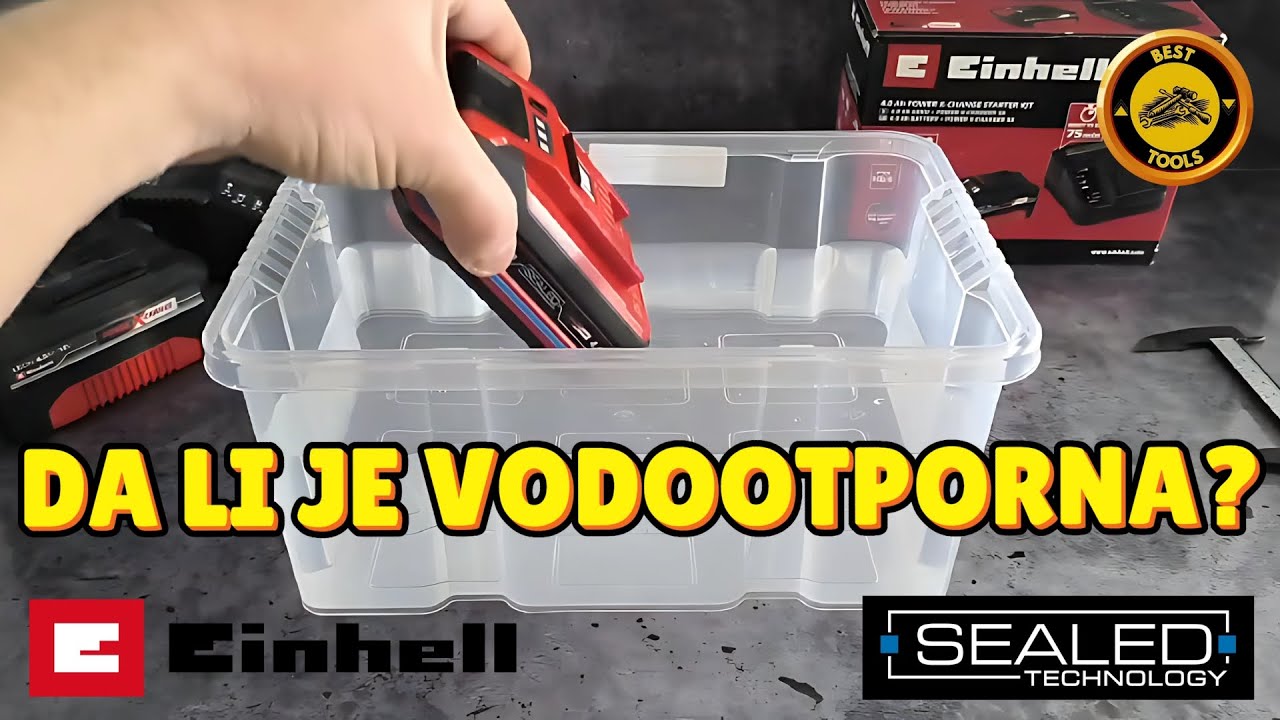 EINHELL  SEALED TECHNOLOGY BATERIJA 18V 4,0Ah RECENZIJA TEST