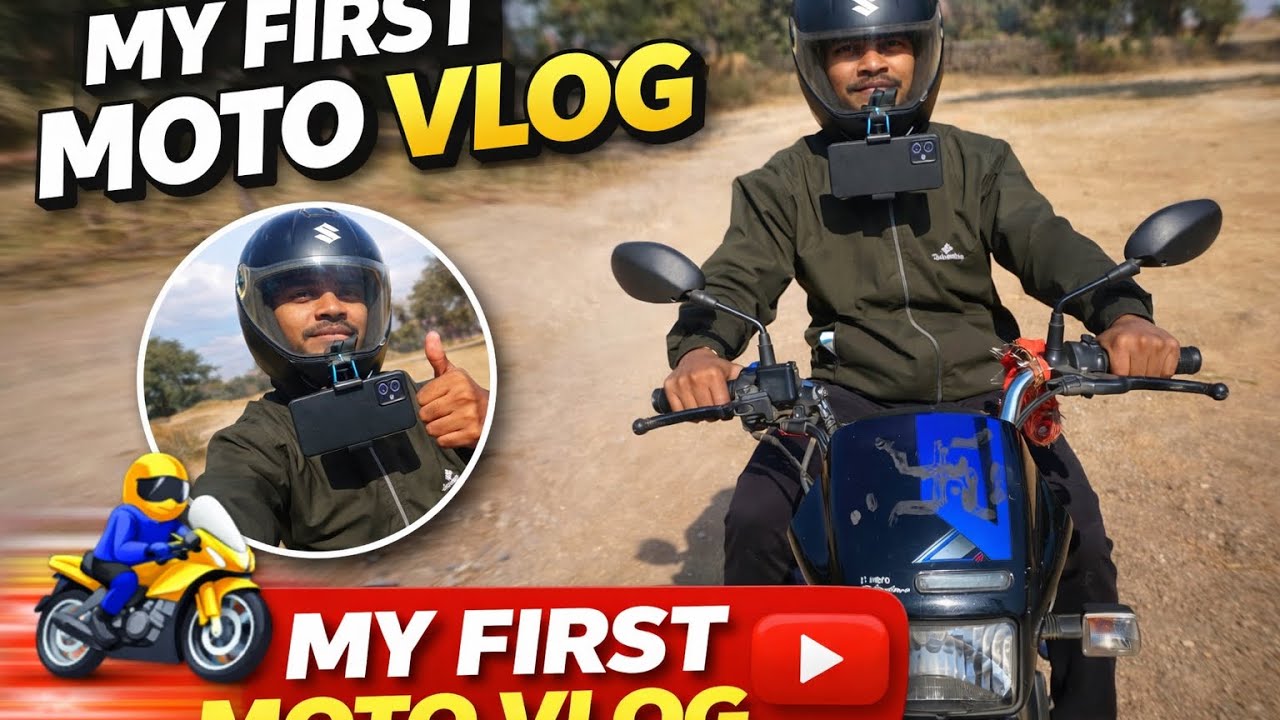 From Zero To Moto Vlogger | First Vlog 🤩🔥