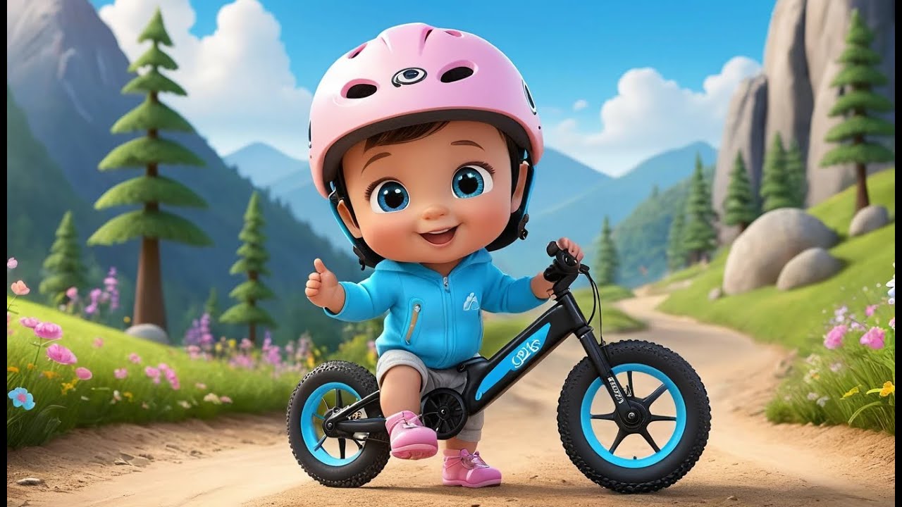 Mountain Bike Adventure | Fun Learning & Action Song for Toddlers