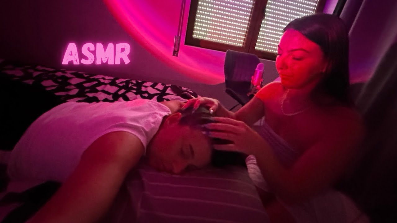 Asmr: Head massage & hair sounds for sleep 💤