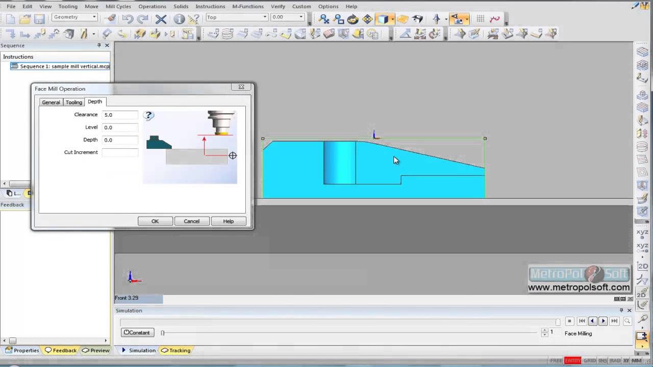 Edgecam Eğitim Videoları Freze Operasyonu- y&uuml;zey frezeleme