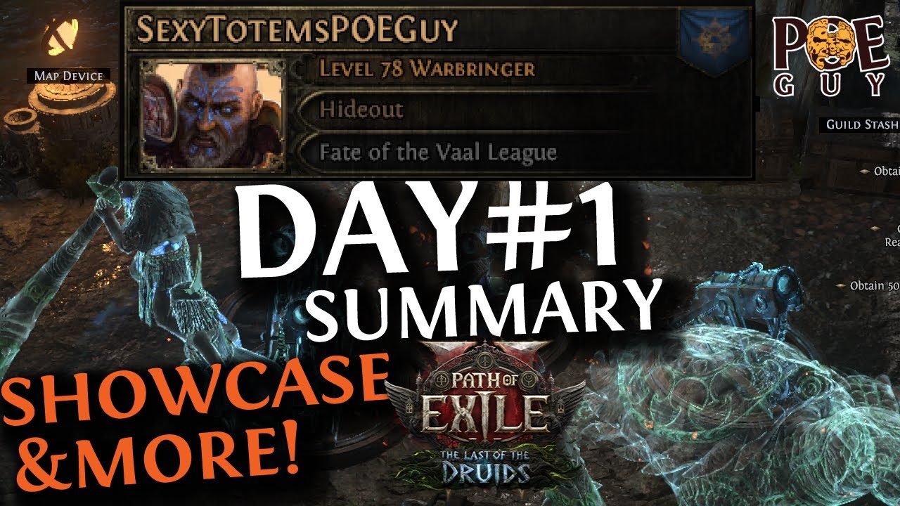 [ PoE 2 ] - MAPPING ON DAY#1 // SHOWCASE, REMINDERS, CAMPAIGN TIPS & MORE // POEGUY's TOTEM MASTER
