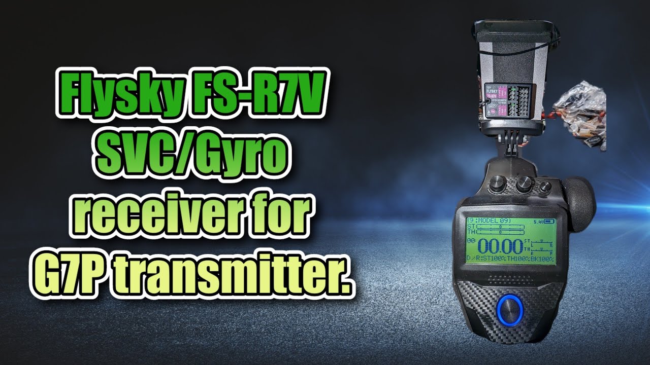 Flysky FS-R7V SVC/BVD gyro receiver for Flysky G7P transmitter.