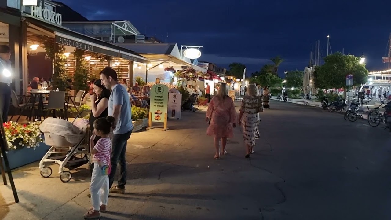 Nidri - Lefkada Greece Juni 2022 Evening     walk