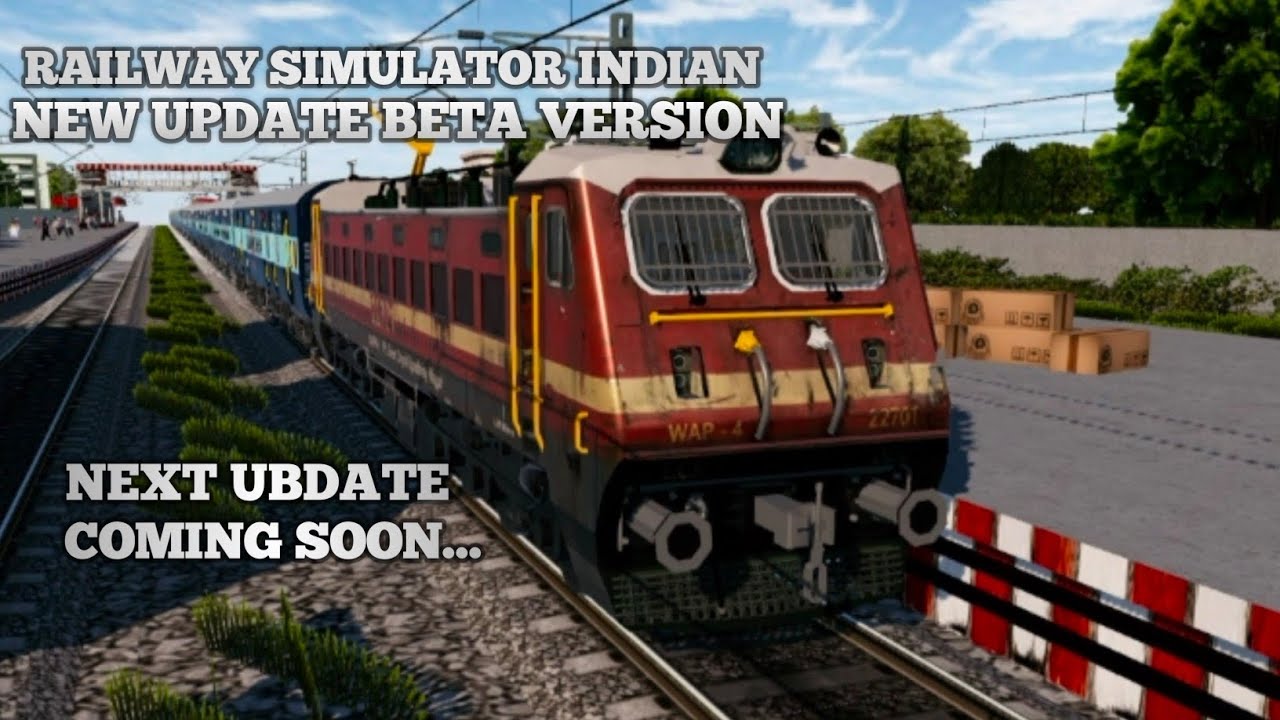 Railway Simulator New Update Beta Version Full Game Play | Late Running Intercity express 