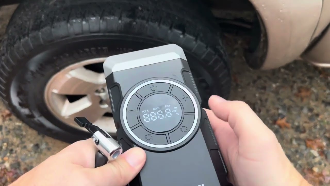 Unboxing, Compressor/Jump Starter Test & Review of NexPow Jumper Compressor