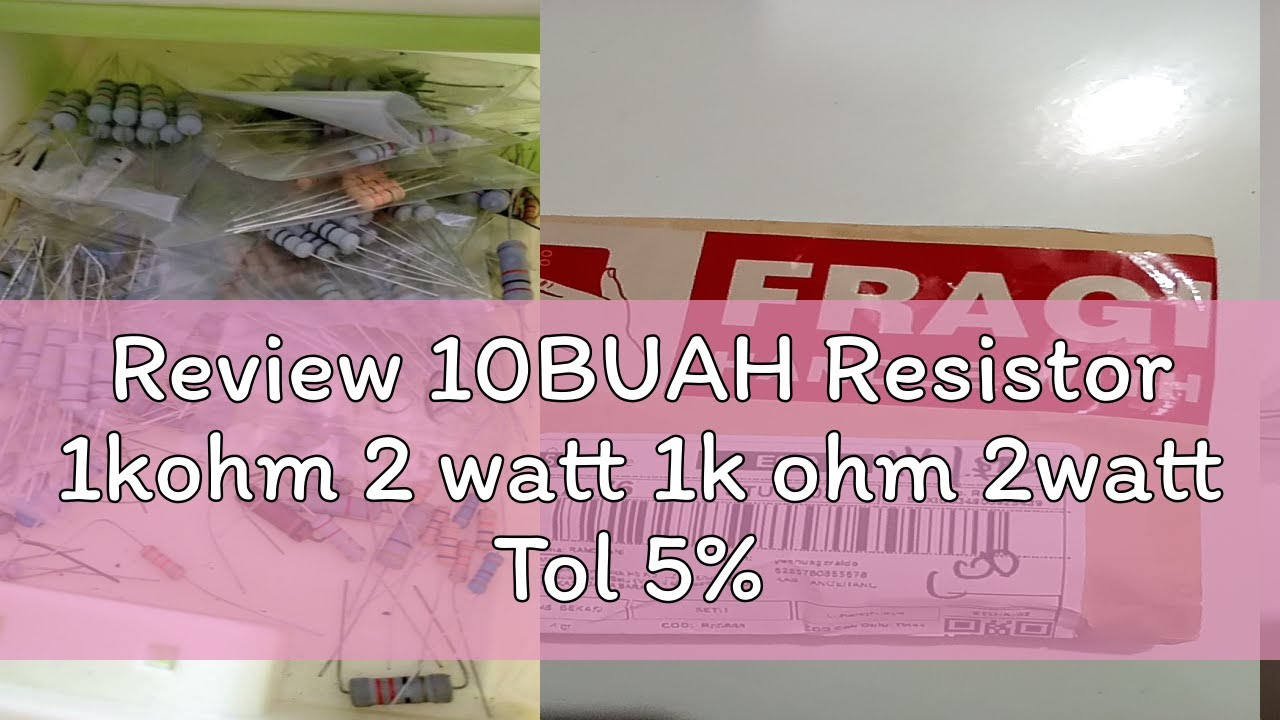 Review 10BUAH Resistor 1kohm 2 watt 1k ohm 2watt Tol 5%