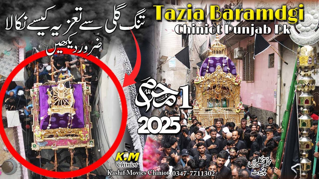 1 Muharram 2025 Tazia Baramdgi | Muhallah Tukleeran Chiniot