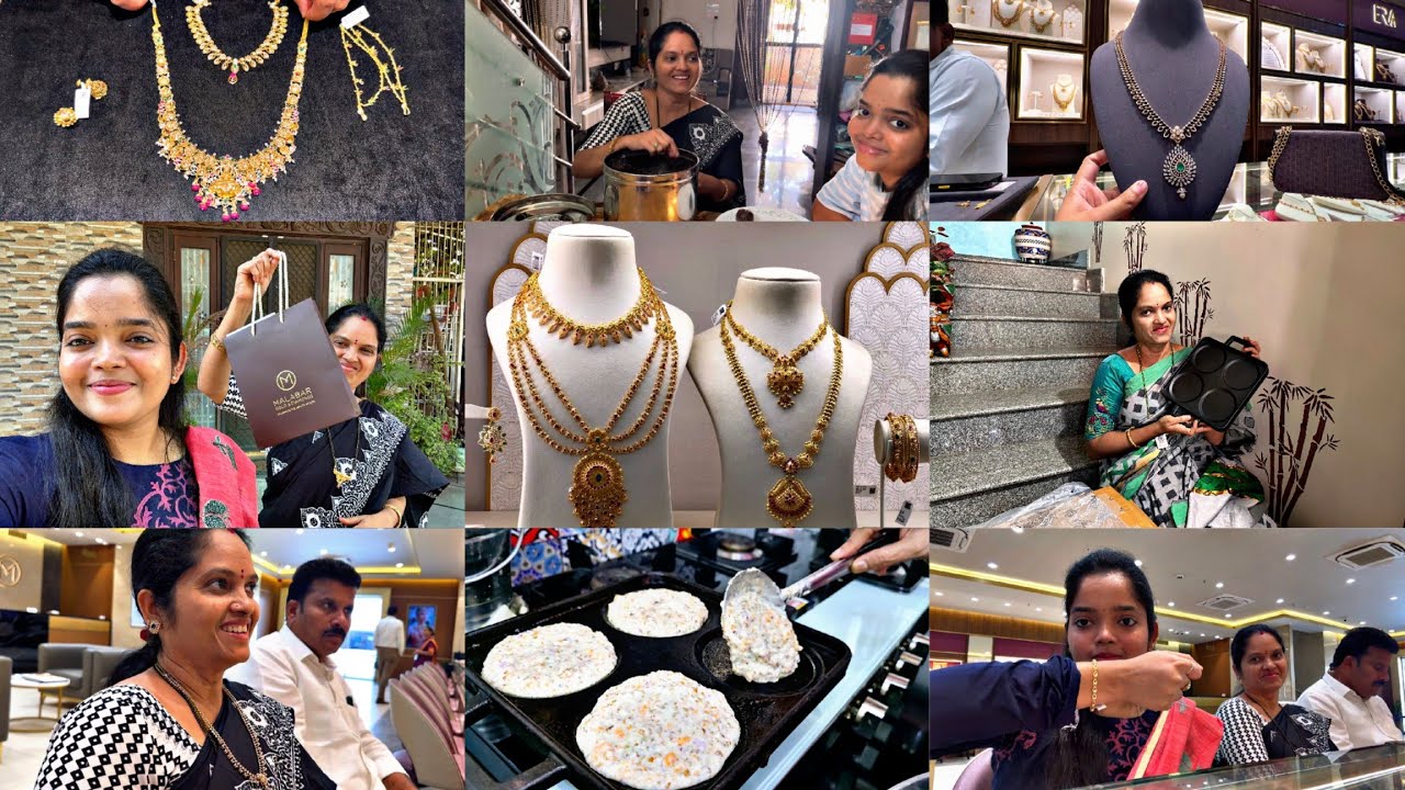కూతురి birthday కి బంగారం gift🥳నేను కొన్న black beads🤩Gold and Diamond gift🎁shopping🛍  morning vlog 