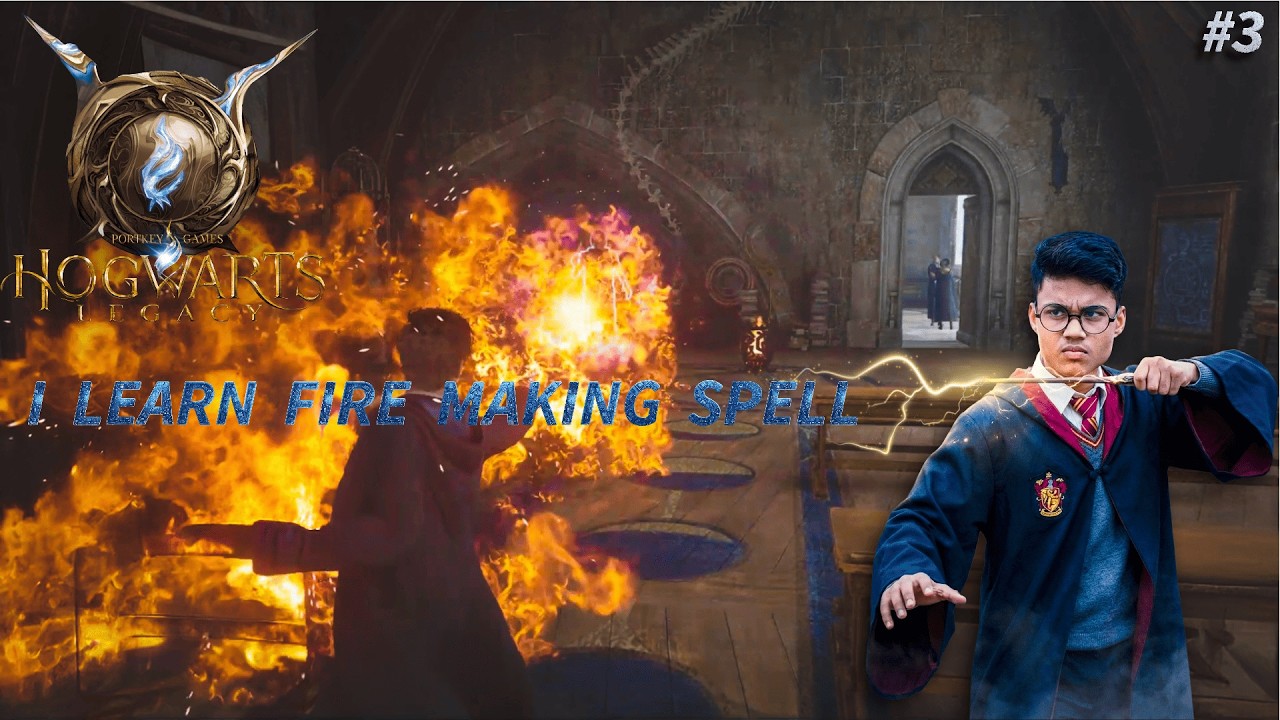 Hogwarts ka Sabse Bada Raaz Khul Gaya! 😱|I Learned Fire Attack!🔥#hogwartslegacy #@spiritkingofficial