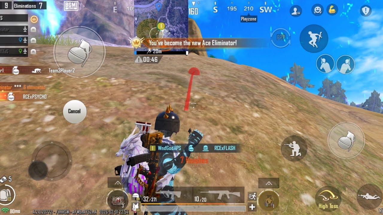 1v4 RCE??💣🔥 | SOLO 9 FINISHES🤩 | 20K GRANDS POV👽 | WindGodAPS👀#bgmi #bgmilive #bgmihighlights #bgis 
