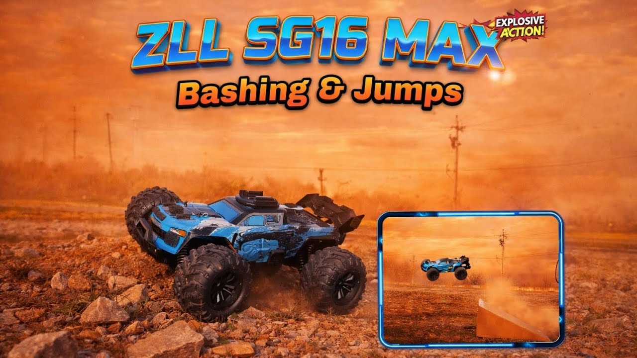 How Is This Cheap RC Still Alive?! INSANE Jumps & Crashes – ZLL SG116 Max #rccar #toys #racing