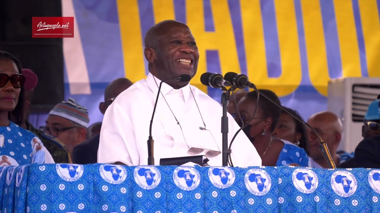 Laurent Gbagbo se déchaîne-Je ne combats pas un homme-Je combats un système-Nous irons aux élections