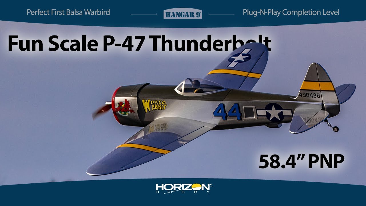Hangar 9®  Fun Scale P-47 Thunderbolt 58.4