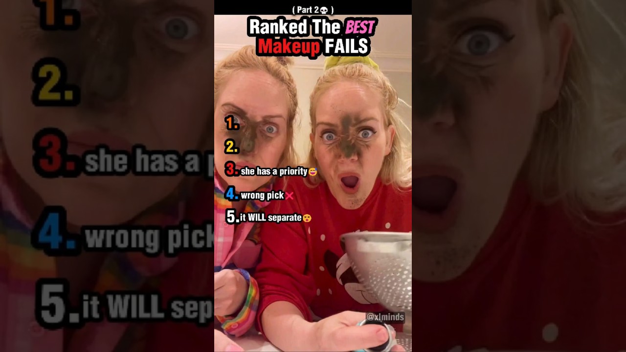 Ranked The best Makeup FAILS (Part 3)