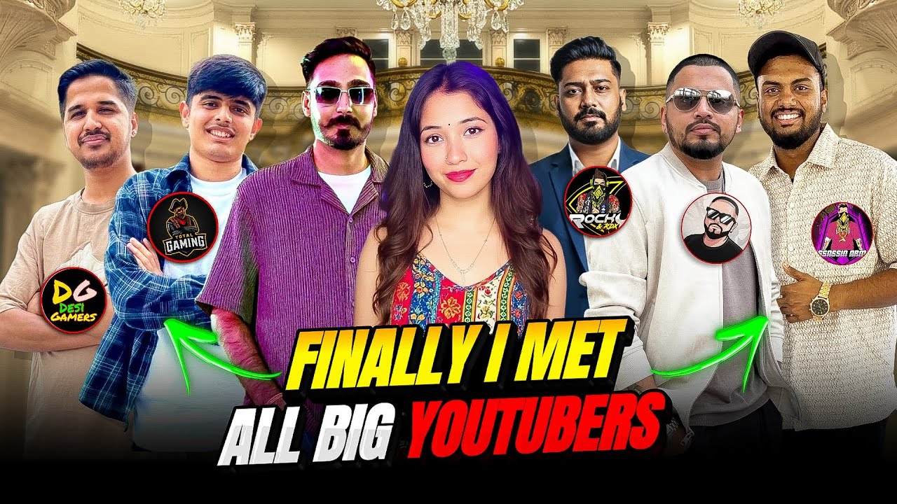 Finally Sare Youtubers se mil Liya 🤭😎