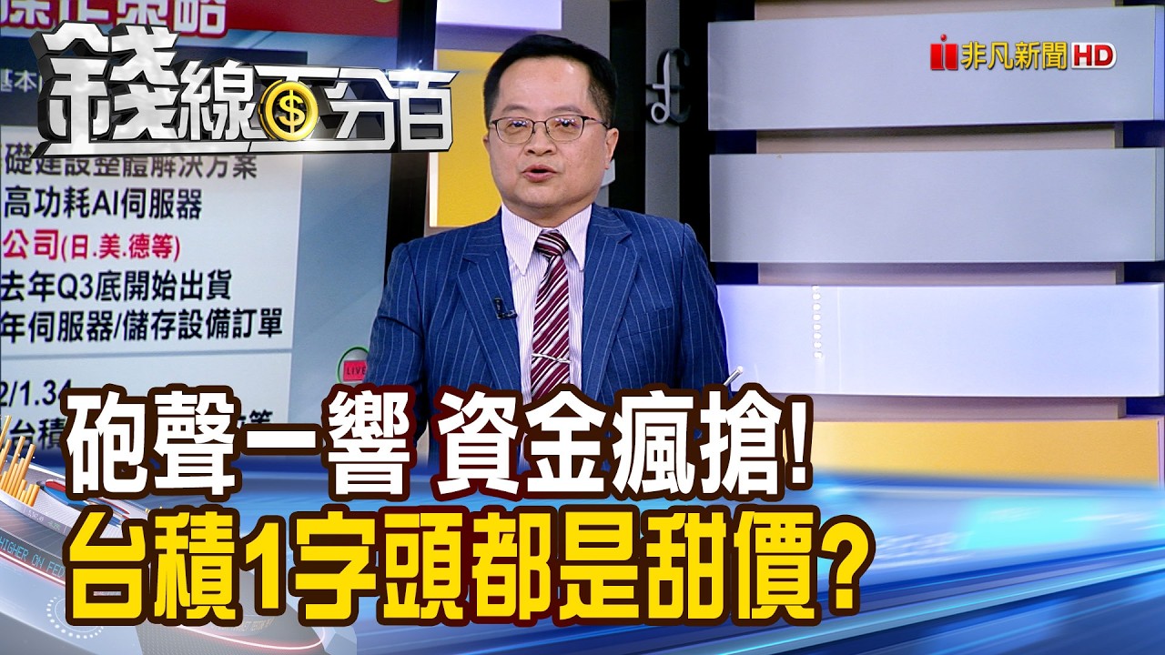 《砲聲一響 資金瘋搶! 台積1字頭都是甜價?》【錢線百分百】20260302-2│非凡財經新聞│