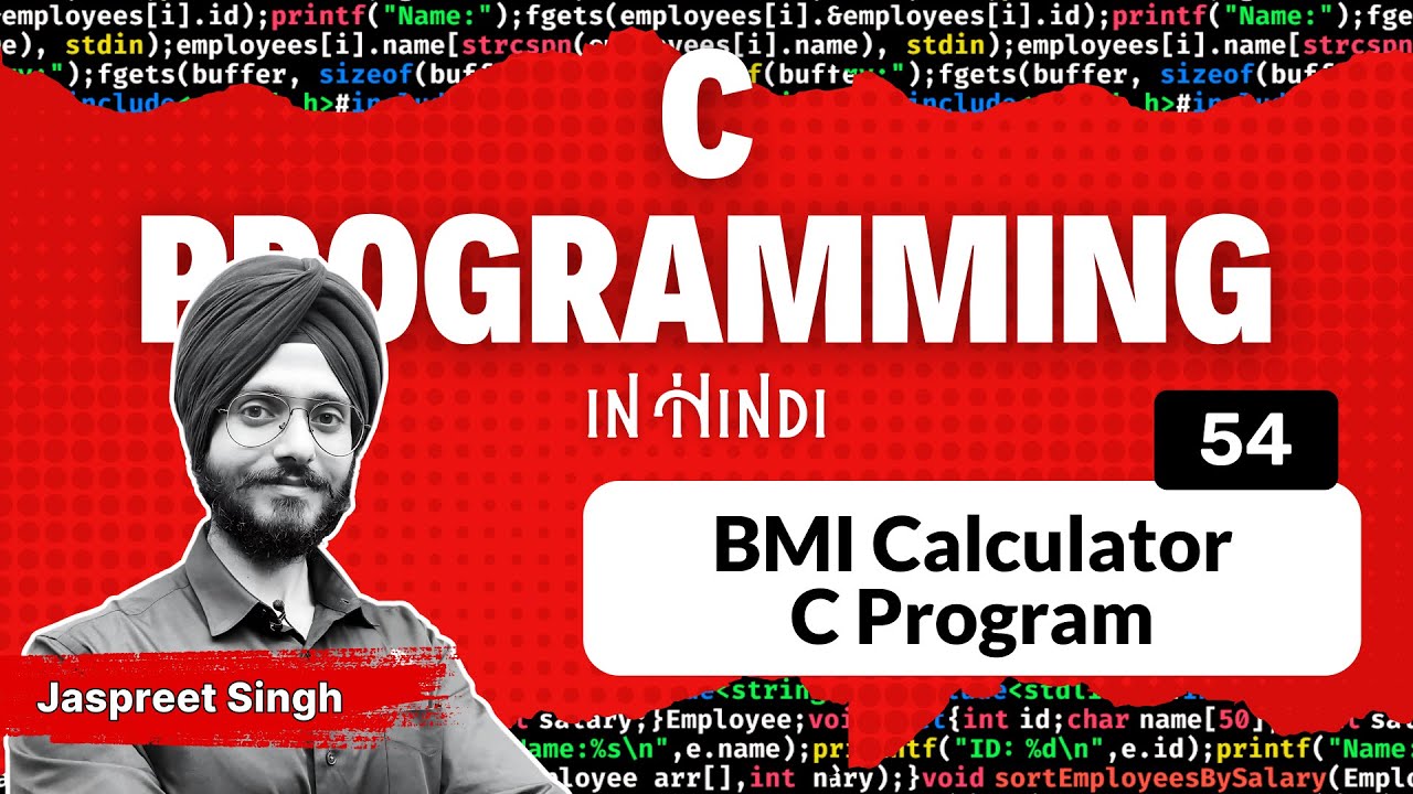 BMI Calculator C Program