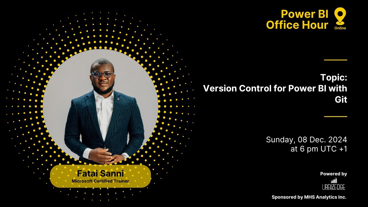 Power BI Office Hour 175: Version Control for Power BI with Git