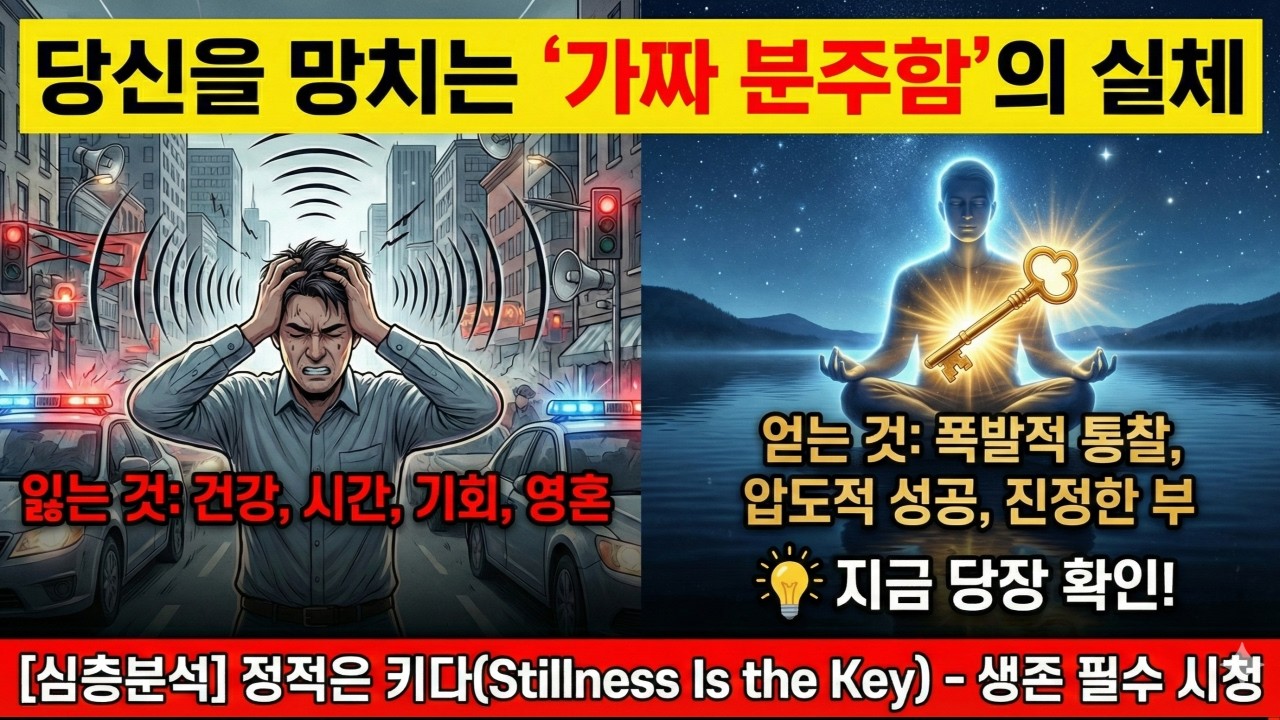 [심층 분석] 정적은 위험하다 - 당신을 파멸시키는 '소음'의 역설과 고요함이라는 무기