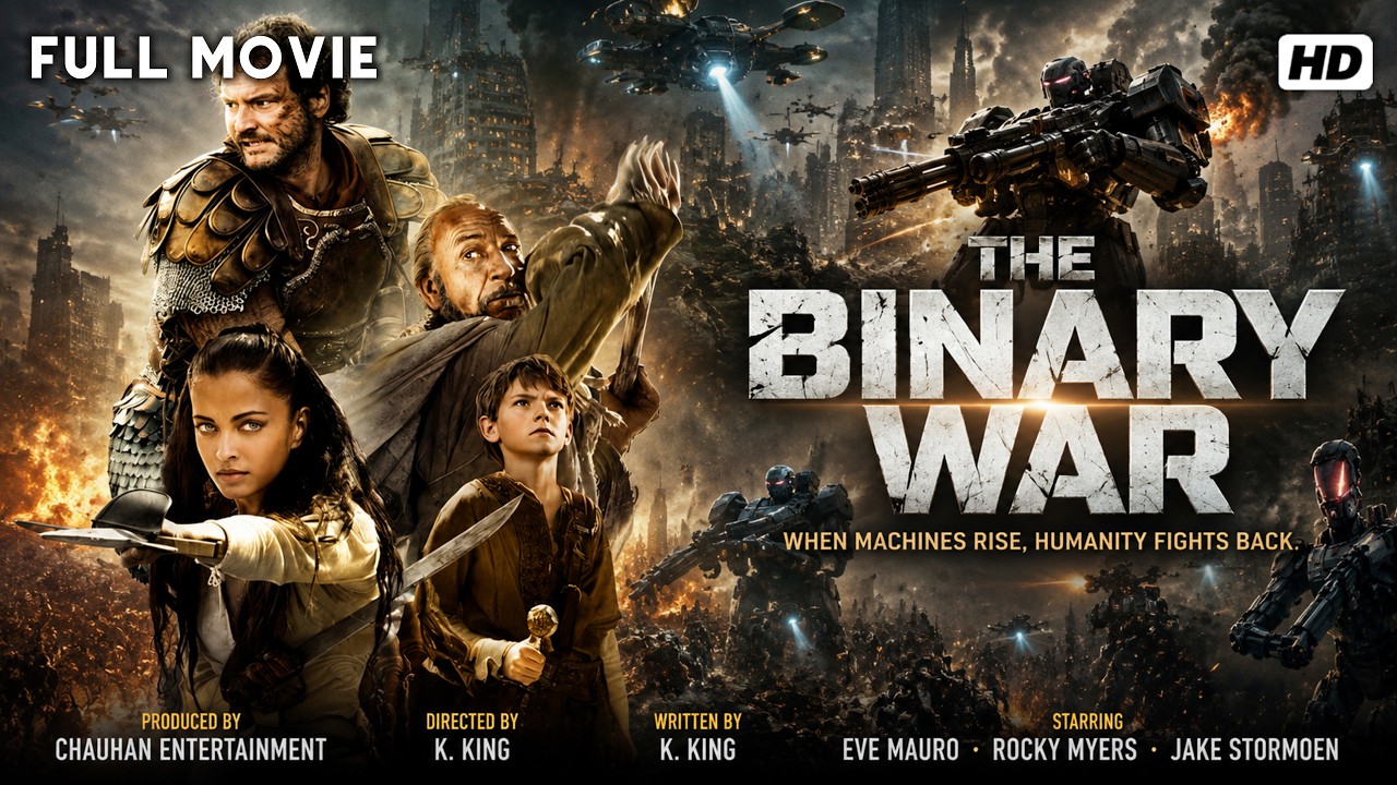 The Binary War (2026) Hollywood Sci-Fi Action Movie in English | AI Robots vs Humans Full Movie HD